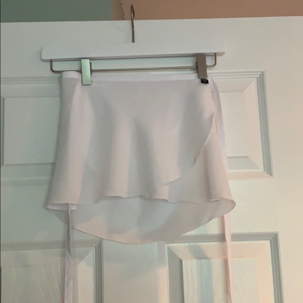 Jule Dancewear White Wrap Skirt